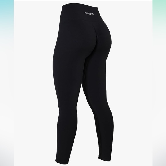 AUROLA Women's Classic Black Leggings - Picture 1 of 4